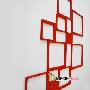 鹿游记创意红色正方形立体墙贴纸 墙纸 壁饰 家居设计 时尚装饰