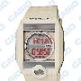 卡西欧casio 时尚方形白色电子数字指示男表 G-8100-7D