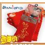 ★专柜㊣ 与狼共舞男式龙凤吉祥鸿运袜 大红 大吉大利