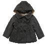 5175 女童高档超可爱毛呢棉服大衣3-8岁【青青外贸衣店】