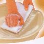 日本进口 搓板盆  洗衣盆 大号 乳白色 带底部防滑胶条 inomata