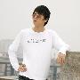 SSS71121002 七星男式白色全棉长袖T恤专柜正品