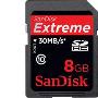 8G SanDisk Extreme 8GB SD卡 极速 30MB/S 200X 正品