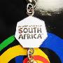 南非世界杯FIFA足球饰品大力神杯足球手机吊饰手机链、狂卖中