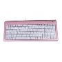 罗技 键盘 粉珍珠 超薄键盘 粉色