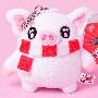 HeyHeyPig黑白猪正版10CM白猪钥匙包包挂件☆八折特价|汉祥礼品