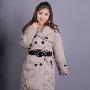 2010 春 新款 米娜推荐韩版女装外套 长袖带毛领双排扣棉衣