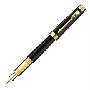 Parker/派克新品首席纯黑丽雅金夹墨水笔/钢笔 法国纯手工18K