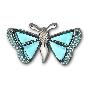 施华洛世奇swarovski Butterfly Brooch 928355