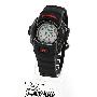 包邮！CASIO 卡西欧 石英树脂数字自动背光运动男表 G-7600-1V