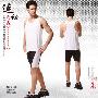 路伊梵休闲服 2010春夏背心短裤3811男装运动健身服跳操服瑜伽服