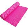 远阳纯色瑜伽垫6MM PVC瑜珈垫送背袋+毛扣三件套 桃红色