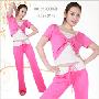 2009新款特价三蒂东子瑜伽服 8019A+8006B;桃红+奶白