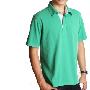 LESMART经典马球POLO衫 采用40支合股纱 短袖T恤 底部白色领 绿色