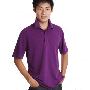 LESMART经典马球POLO衫 采用40支合股纱  短袖T恤 原色领 紫色