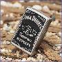 【特价送专用火石】ZIPPO 打火机 新款黑色积丹尼之原味 24779