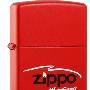 Zippo 打火机 赛车运动 红哑漆彩印 304