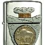 正品促销送火石 ZIPPO 打火机 野牛箭头 20516