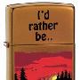 ZIPPO 打火机 回归大自然粉漆彩印 24067