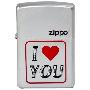 促销送火石 Zippo 打火机 情书 205-60216