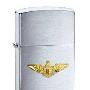 正品低价送火石 ZIPPO 打火机 海军勋章铬面 280NW