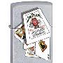 促销送火石 ZIPPO 打火机 占边扑克皇后 20755