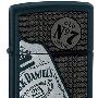 低价促销送火石 Zippo 打火机 黑漆杰克丹尼 24537