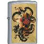 低价促销送火石 ZIPPO 打火机 希腊美女蛇 20909