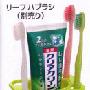 日本进口 5孔牙膏牙刷架 绿色 LEAF inomata
