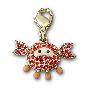 2010年特价 施华洛世奇 -Crab Charm 小坠饰1040995 可爱小螃蟹