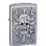 ZIPPO 打火机 水晶骷髅头也痛 24052