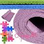 瑜珈垫 远阳加厚7MM浅紫色PVC环保防滑瑜伽垫3件套送背包毛扣