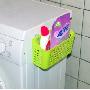日本进口 强力吸盘 洗涤间杂物篮  吸附洗衣机侧面 绿色