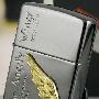 ZIPPO 打火机 限量1000黑冰金天使之翼 TAW-VIII-B 送专用火石