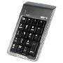 森松尼 Sunsonny SK-E31 数字有线键盘 黑色（人体工学设计 内置0.6m自动伸缩线 防溅水漏水孔设计）