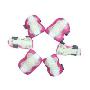 MICRO-米高少儿彩色荧光轮滑护具6件套（粉色）（M号）