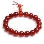 lux-women-天然中国红玛瑙手链-富贵吉祥(权威质检证书)