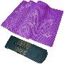 伊梵娜国产瑜伽垫 紫花6mm 送背包