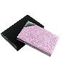 必备时尚商务伴侣男女可用翻盖式粉色名片盒名片夹