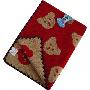 孚日－咪咪熊枕巾两条装（红色）FR05-003Z