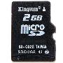 [免运费]金士顿Kingston  2G (MicroSD)TF卡 (终身保修)