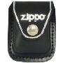 ZIPPO打火机可配套黑色不锈钢扣皮套