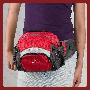 MANGROVE 香港曼哥夫时尚双水壶腰包胸包臀包挎包休闲腰包拎包红