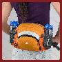 MANGROVE 香港曼哥夫时尚双水壶腰包胸包臀包挎包休闲腰包拎包橙