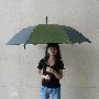 【免运费】黑色长柄超大伞面男士精品雨伞，两色可选 绿色