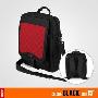 ibao艾堡 电脑包(黑/红色)15.4寸笔记本包 背包/双肩包/单肩包