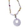 jewelry8zone(第八区)天然A货翡翠二龙戏珠项链660310