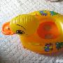 扶手游泳圈 卡通儿童戏水用充气小鸭子 充气船