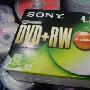 索尼SNOY 重复擦写 DVD+RW 4X 单片盒装 刻录光盘 正品行货