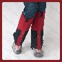 CARAVA Dermizax 顶级防水透气面料两层压胶雪套绑腿裤套护腿红色